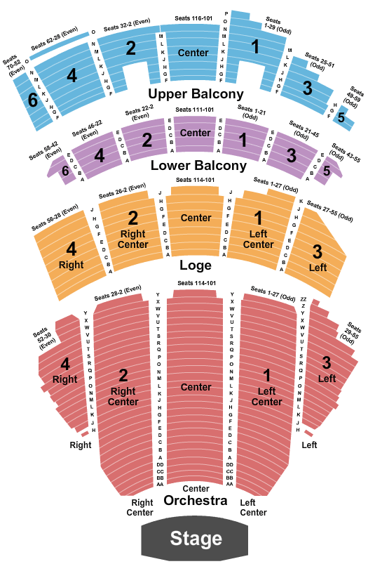Beacon Theatre Tedeschi Trucks Band Seating Chart